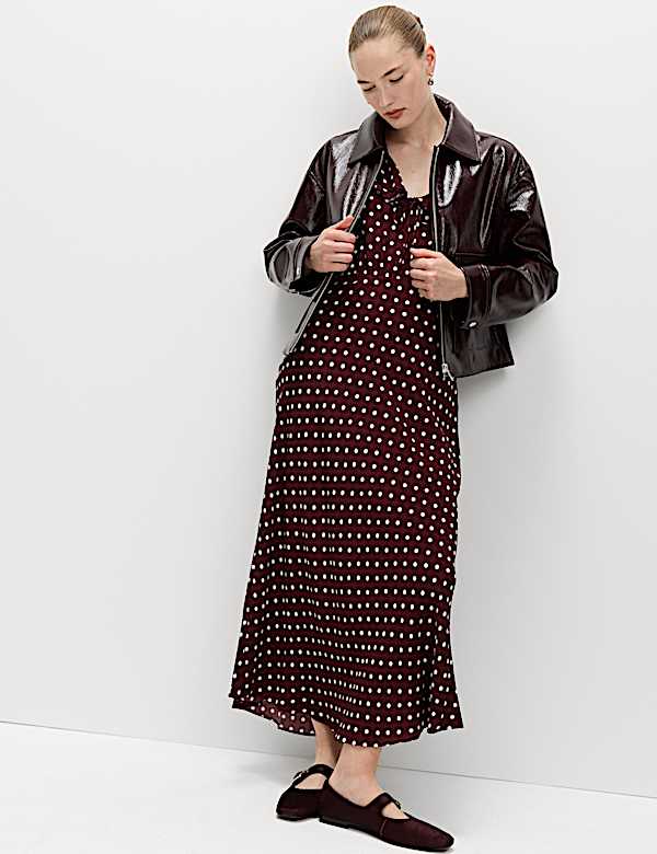 Polka Dot Midaxi Tea Dress - IT