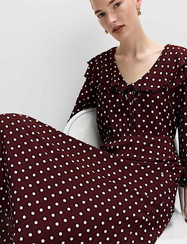 Polka Dot Midaxi Tea Dress - IT