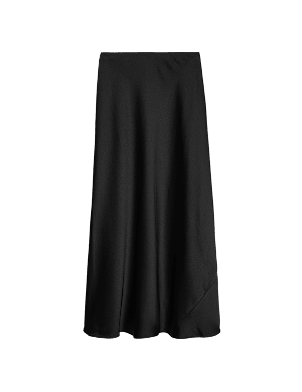 Satin Midaxi Slip Skirt