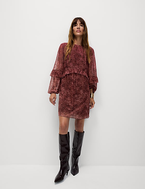 M&s burgundy dress outlet