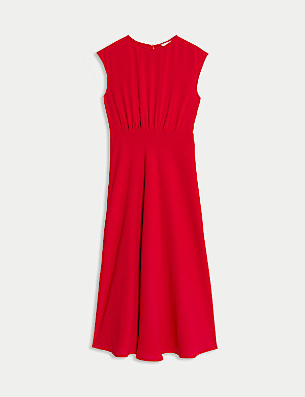 Robe midaxi &agrave; taille ajust&eacute;e - LU