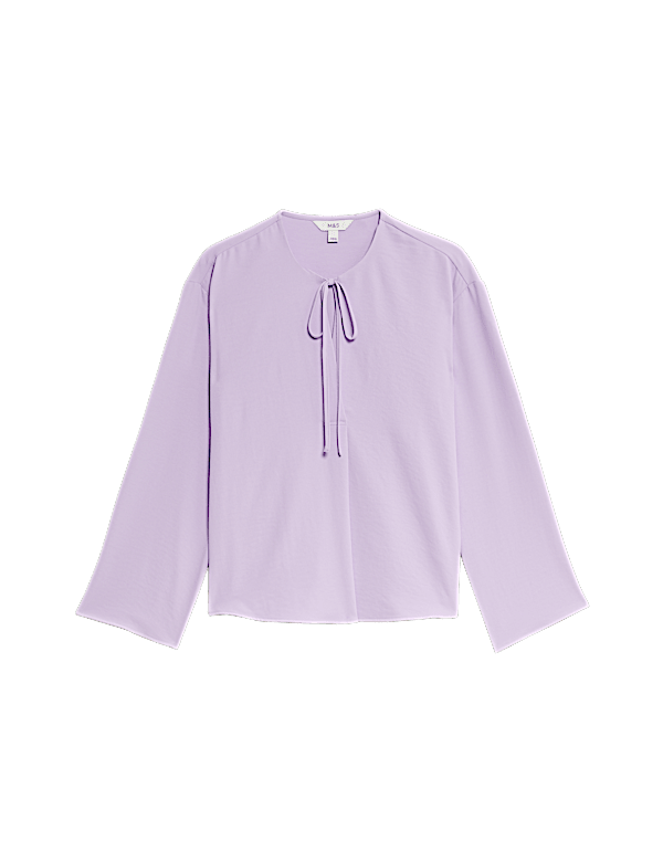 Collared Popover Blouse