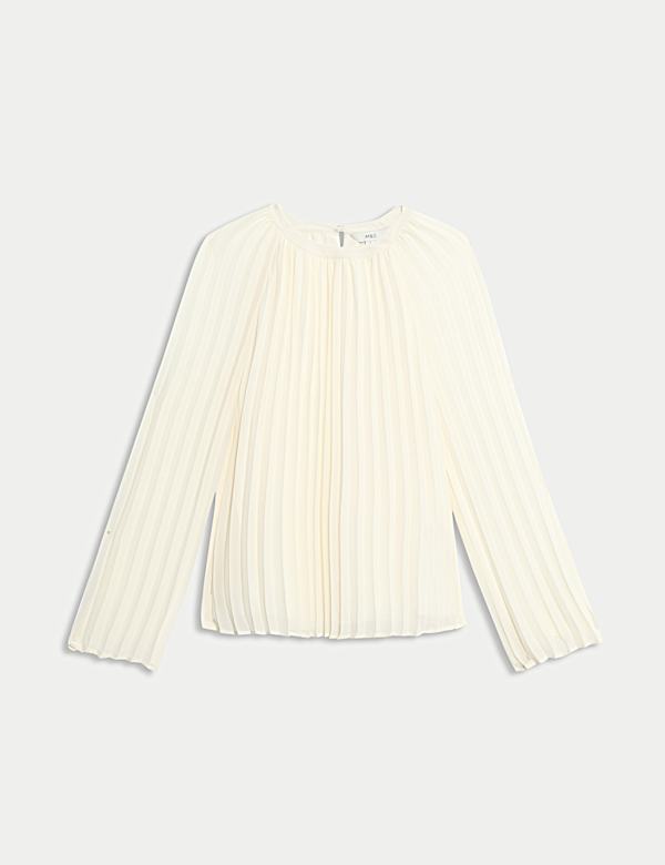 Plisse Blouse