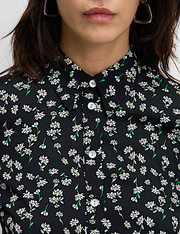 Printed Collared Shirt