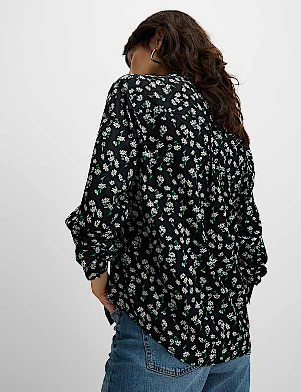 Printed Collared Shirt