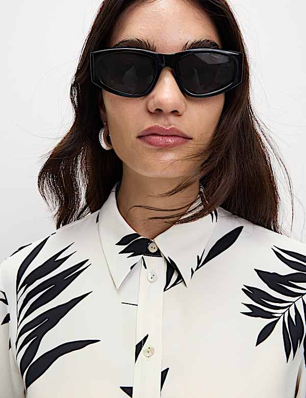Printed Collared Shirt
