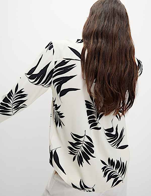 Printed Collared Shirt