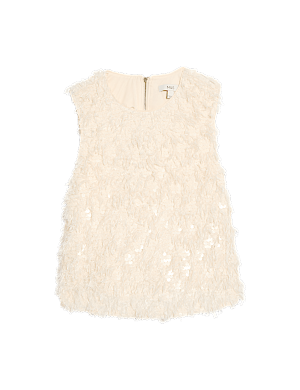 Embellished Feather Detail Top