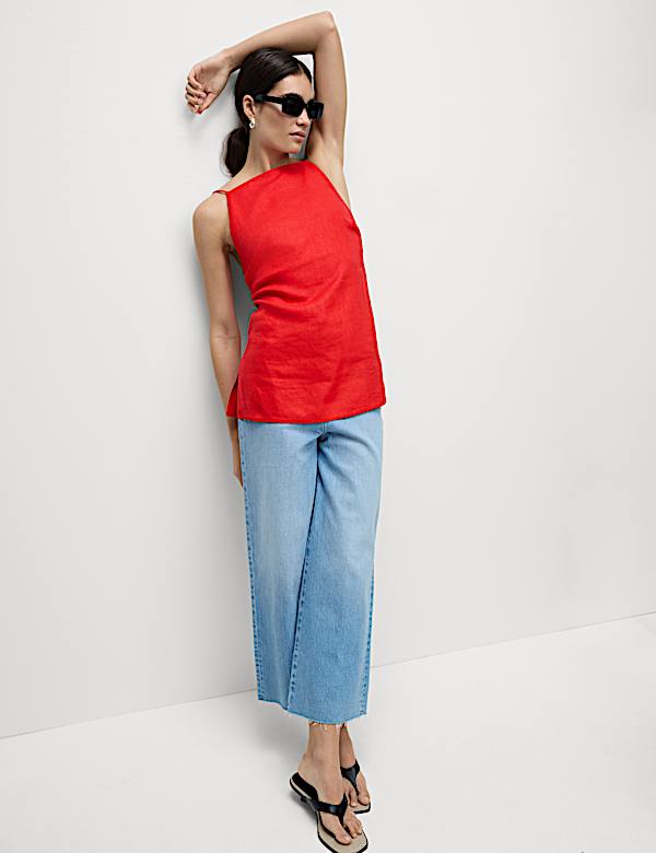 Draped Halter Neck Top