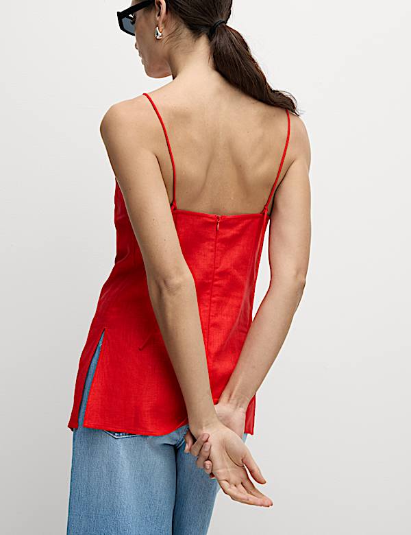 Draped Halter Neck Top