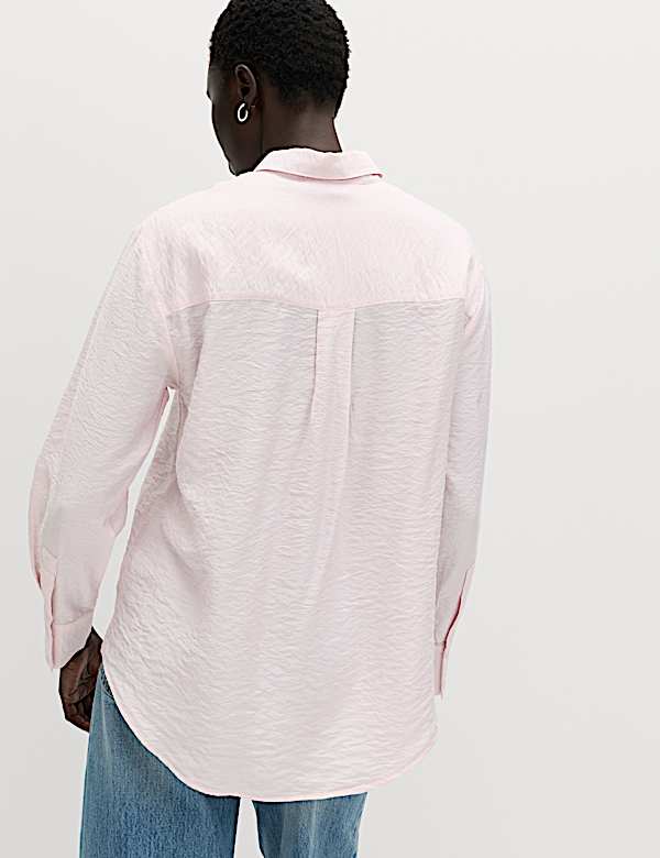Textured Collared Button Through Shirt - KG
