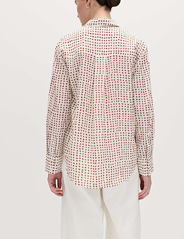 Textured Print Long Sleeve Shirt - AU