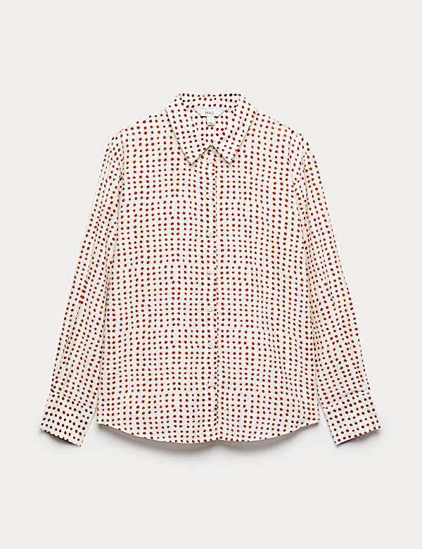 Textured Print Long Sleeve Shirt - AU