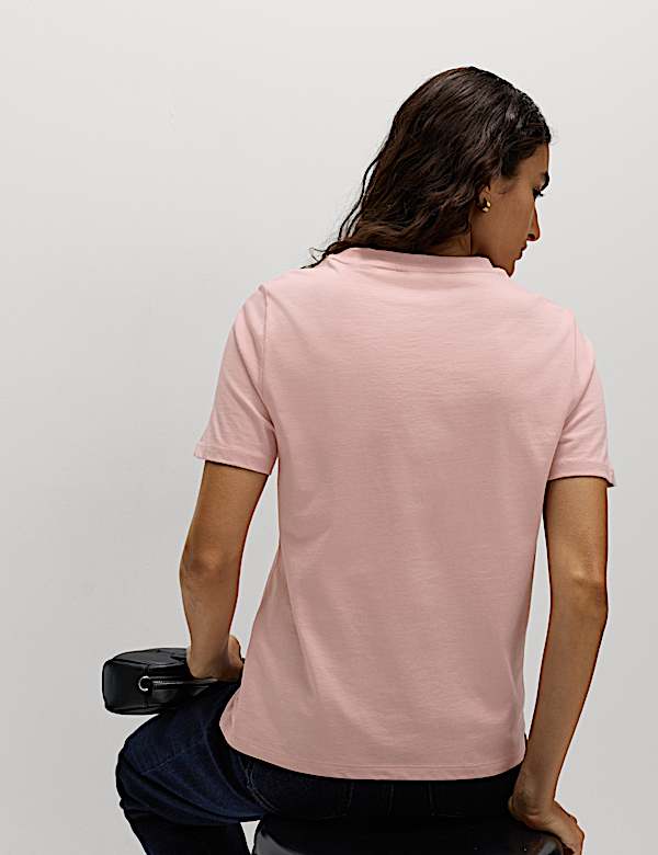 חולצת כותנה טהורה מעוטרת בפפיונים - IL