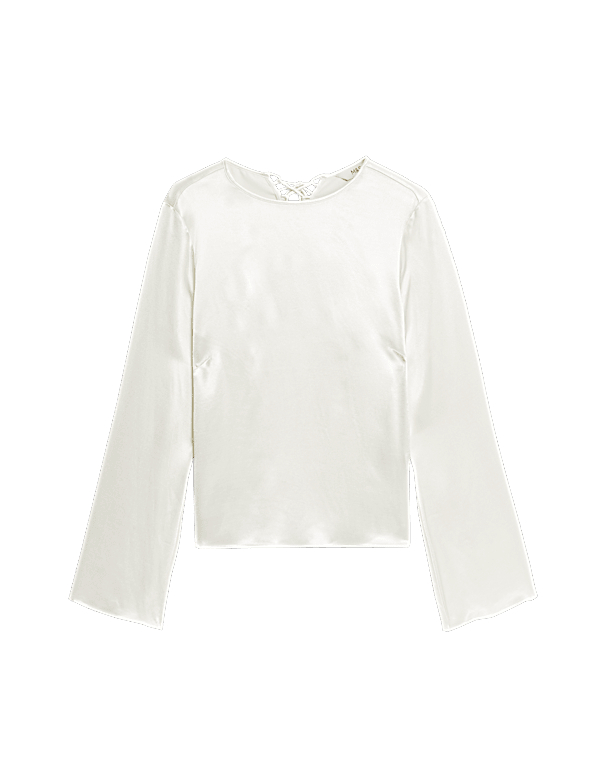 Tie Detail Long Sleeve Top