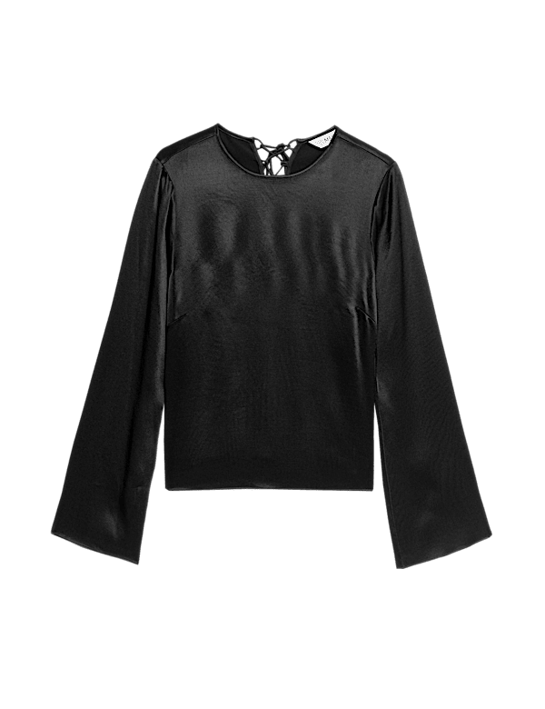 Tie Detail Long Sleeve Top