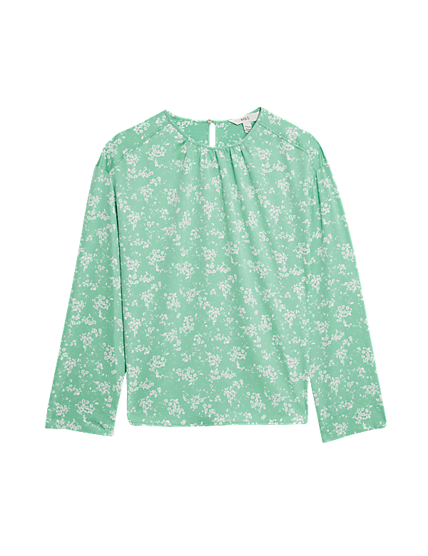 Floral Round Neck Top