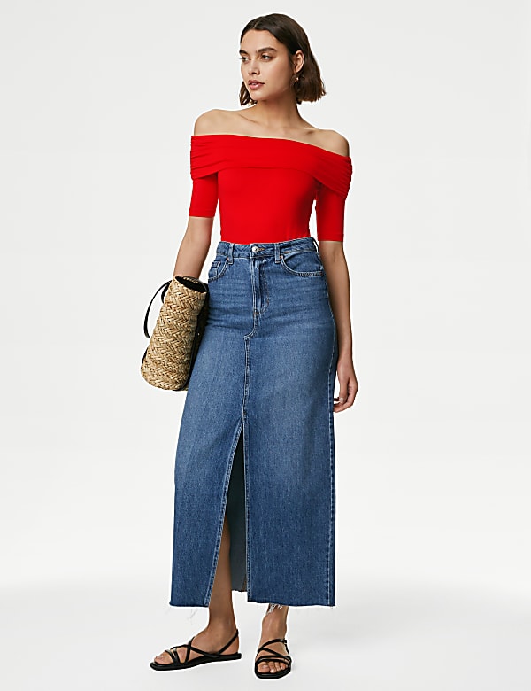 Jersey Bardot Top