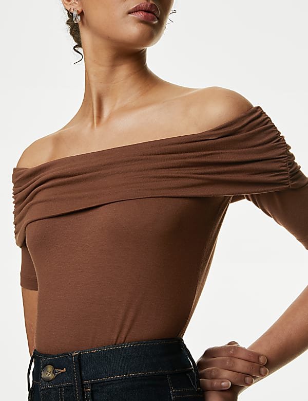 Jersey Bardot Top - ES