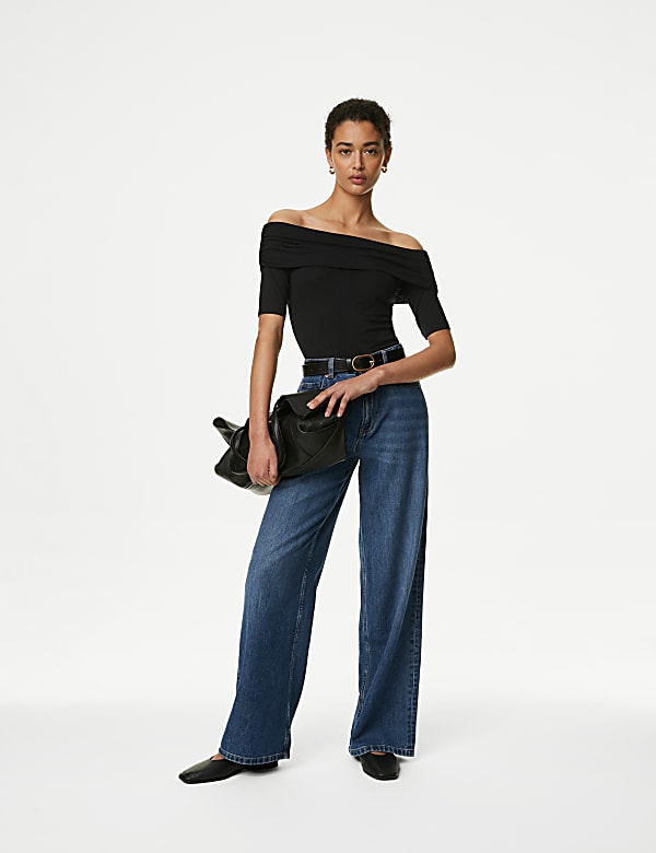 Jersey Bardot Top
