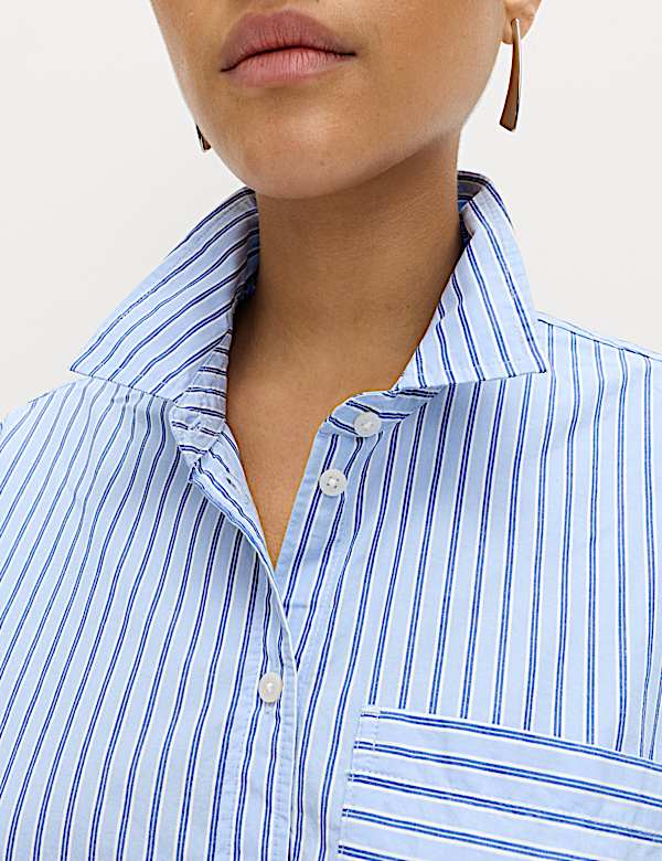Pure Cotton Striped Shirt - MX