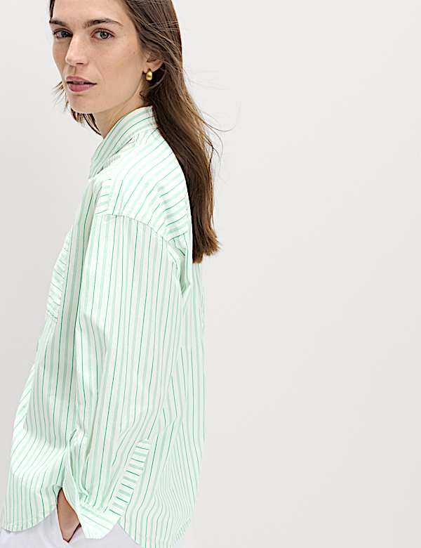 Pure Cotton Striped Shirt