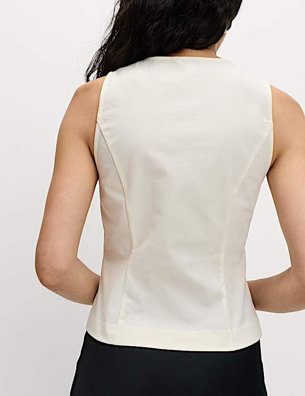 Bow Detail Waisted Top