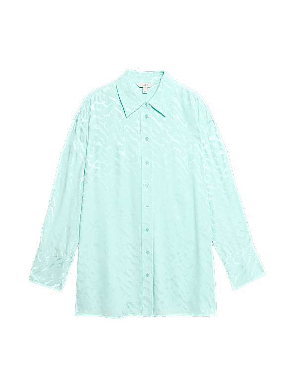 Jacquard Collared Shirt