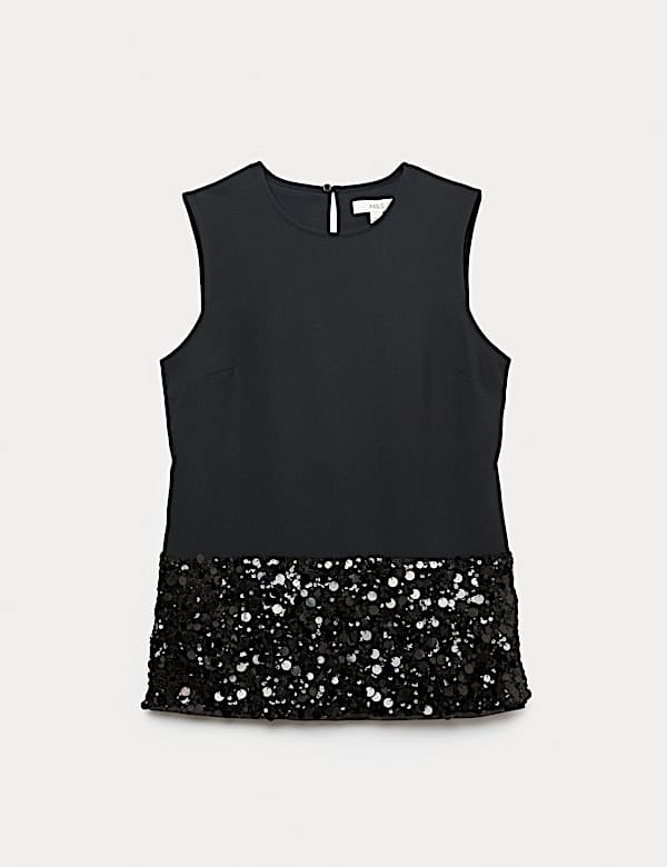 Sparkly Sequin Detail Top - AL