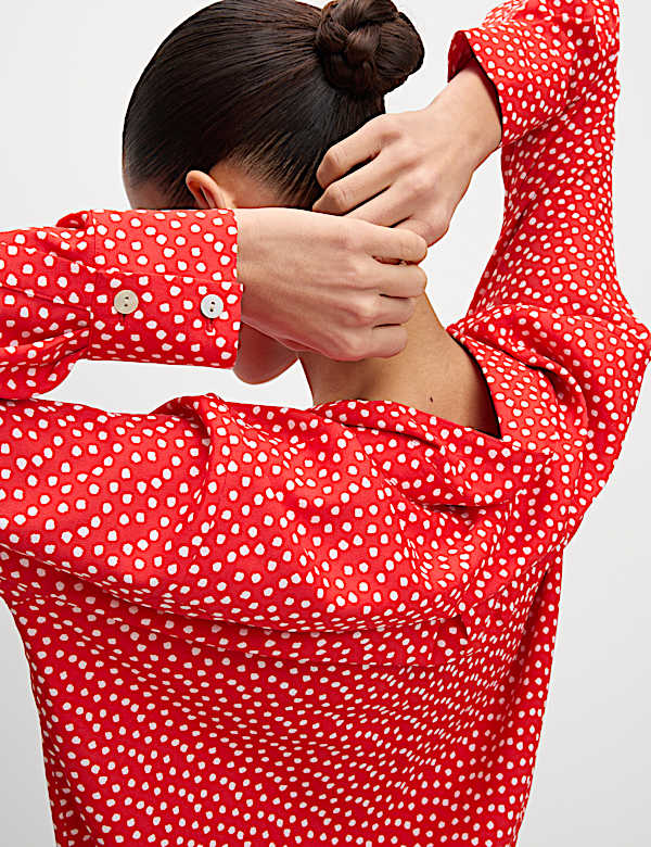 Printed Collared Shirt