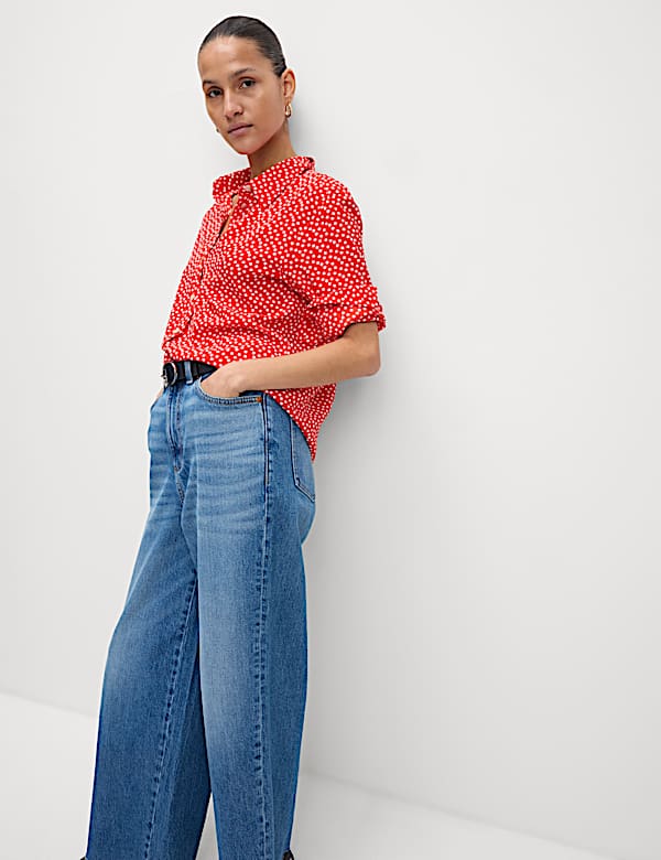Printed Collared Shirt