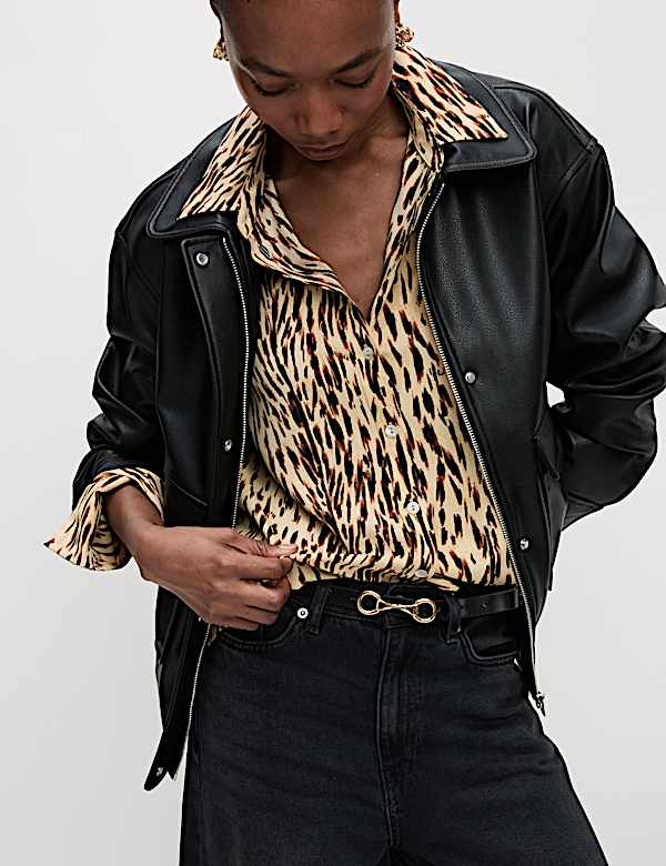 Printed Collared Shirt