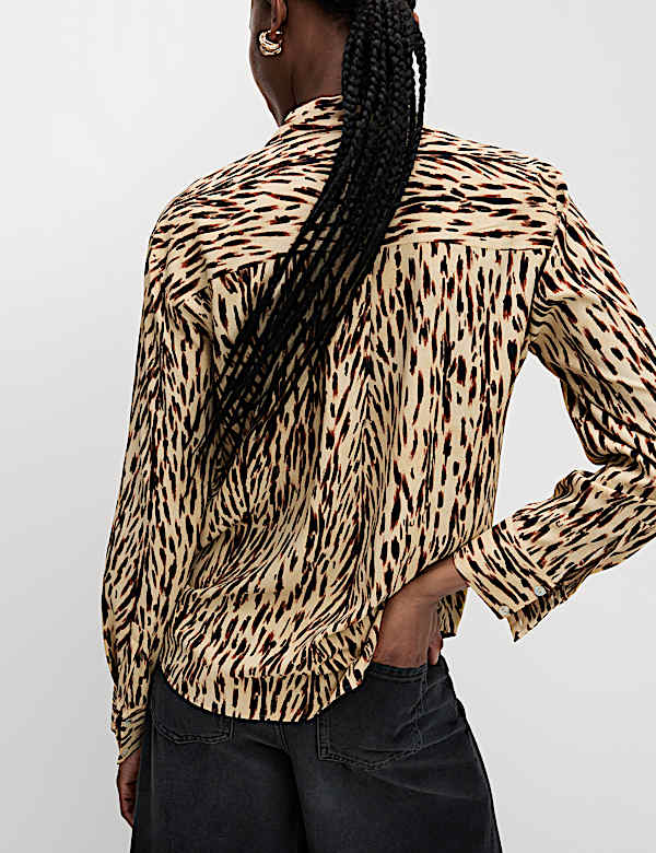 Printed Collared Shirt