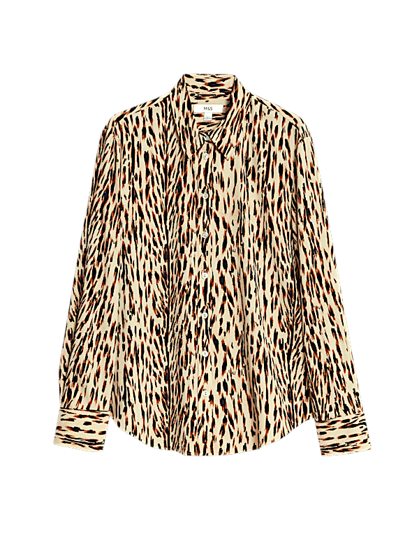 Printed Collared Shirt