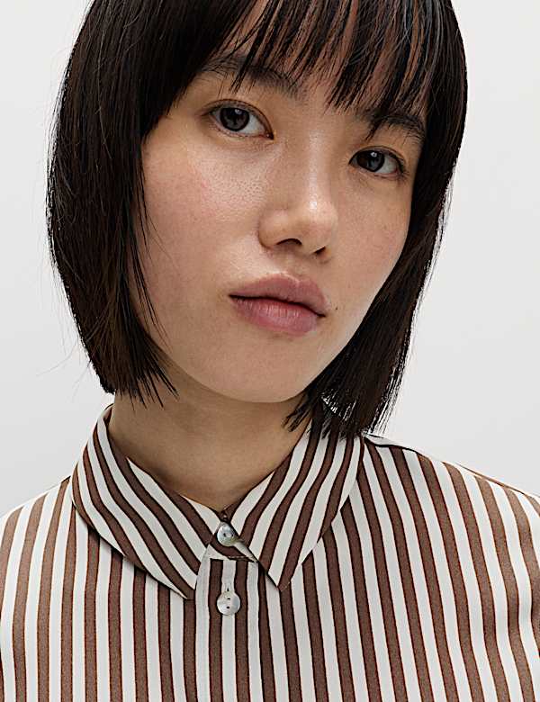 Printed Collared Shirt - GR