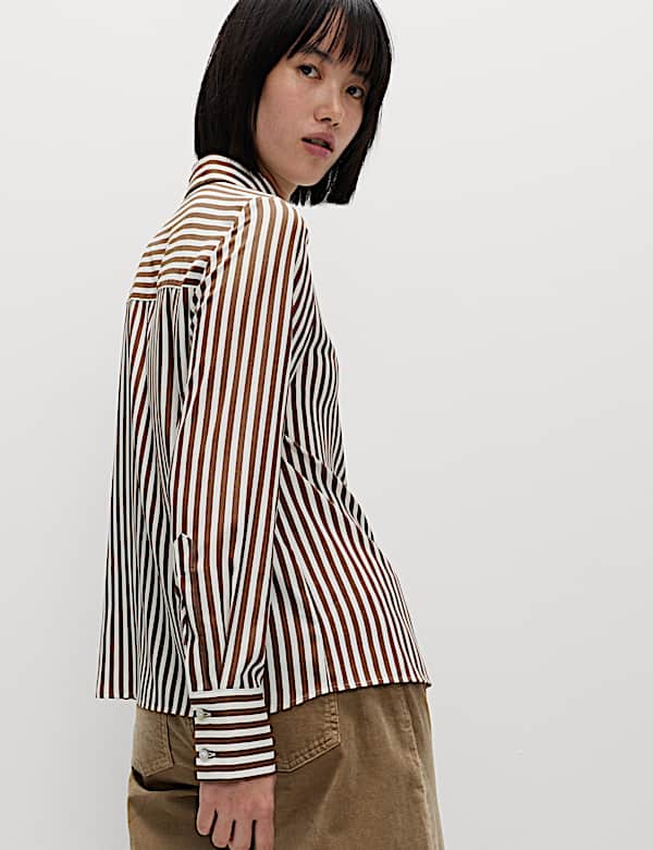 Printed Collared Shirt - GR