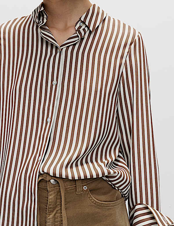 Printed Collared Shirt - GR
