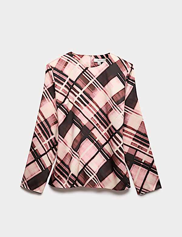 Checked Tie Detail Top - NZ