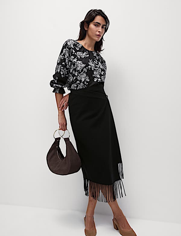 Lyocell Rich Printed Blouse