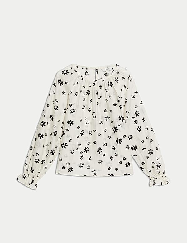 Lyocell Rich Printed Blouse - SE