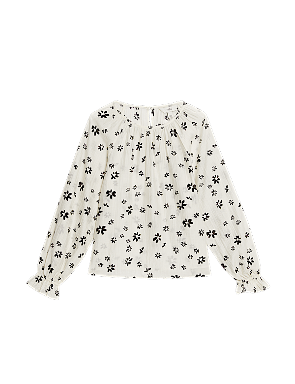 Lyocell Rich Printed Blouse