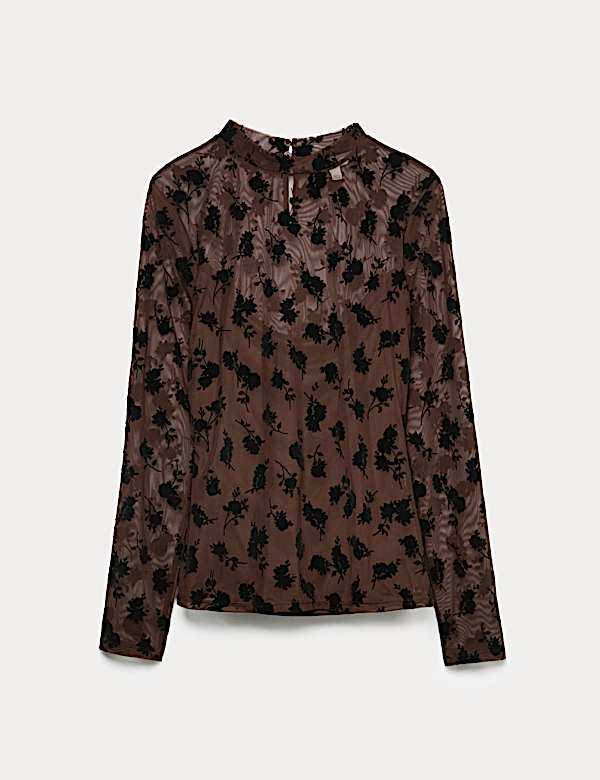 Flock Fitted Mesh Top - MV