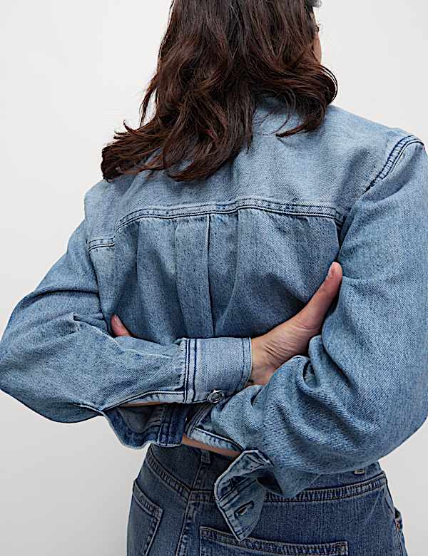 Denim Collared Shirt