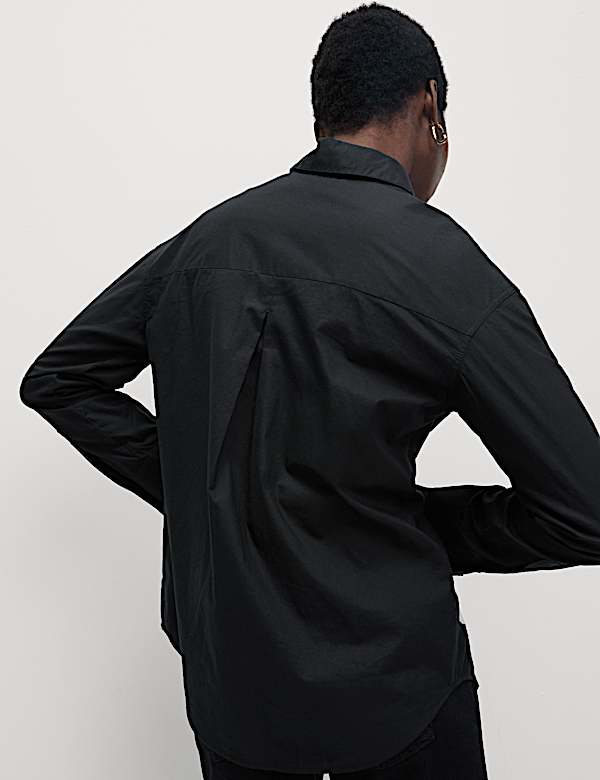 Pure Cotton Embroidered Collared Shirt - JO