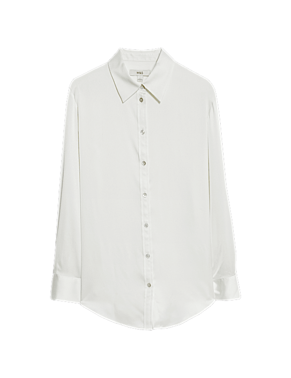 Satin Collared Shirt