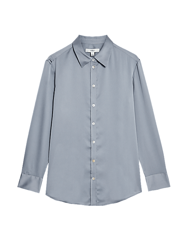 Satin Collared Shirt