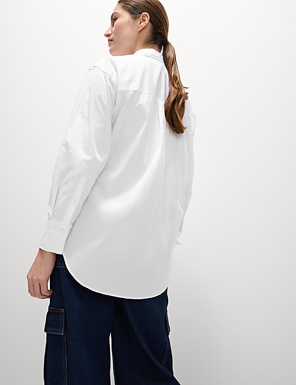Pure Cotton Oversized Shirt