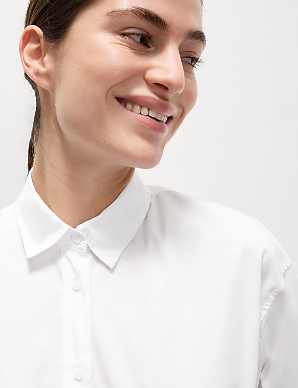 Pure Cotton Oversized Shirt