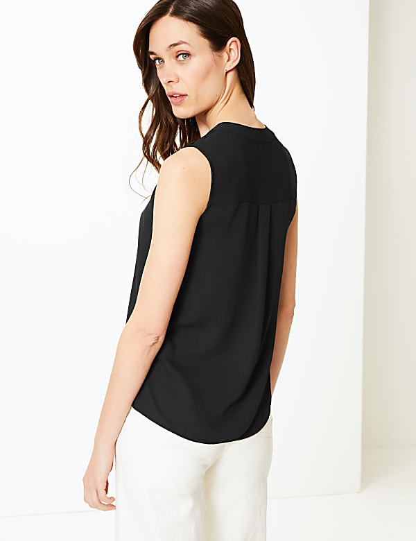 V-Neck Shell Top