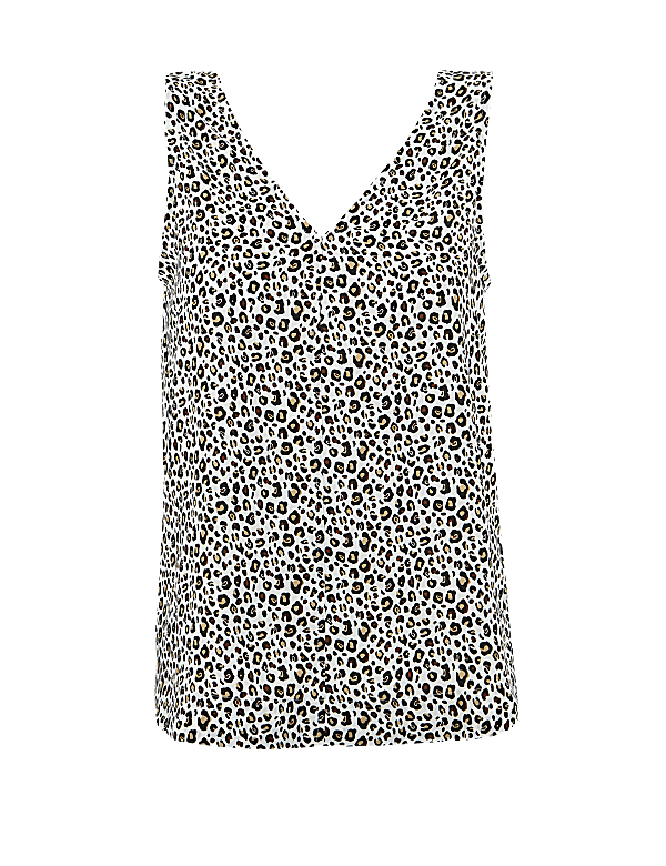 Animal Print Vest Top